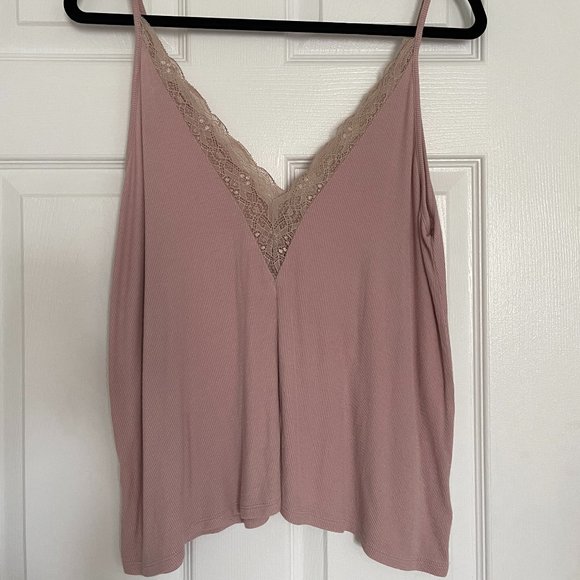 American Eagle Lace Tank Top - Picture 2 of 5